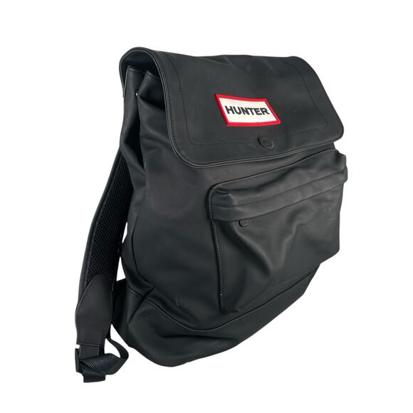 Hunter | Bags | Hunter Black Red Limited Edition Rubber Backpack | Poshmark